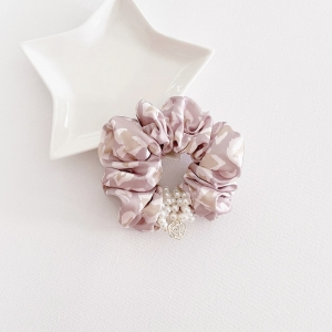 Lady Hair Tie Scrunchie Pearl (LPT9067)